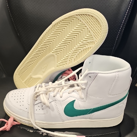 white nike terminator high tops